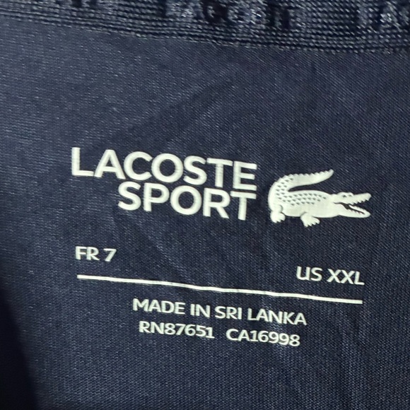 Lacoste Men's Navy Graphic T-Shirt XXL - Picture 11 of 15